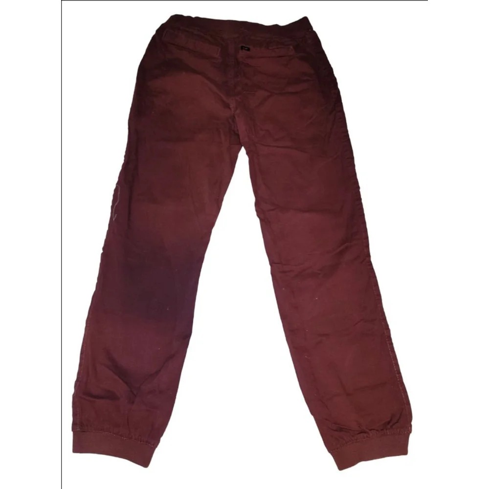 Boy's Lee Burgundy Jogger Pants